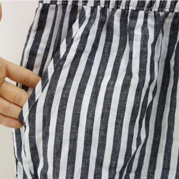 Hurley Womens Herringbone Dolphin Hem Casual Walking Linen Shorts (M) NWT! - Picture 5 of 11